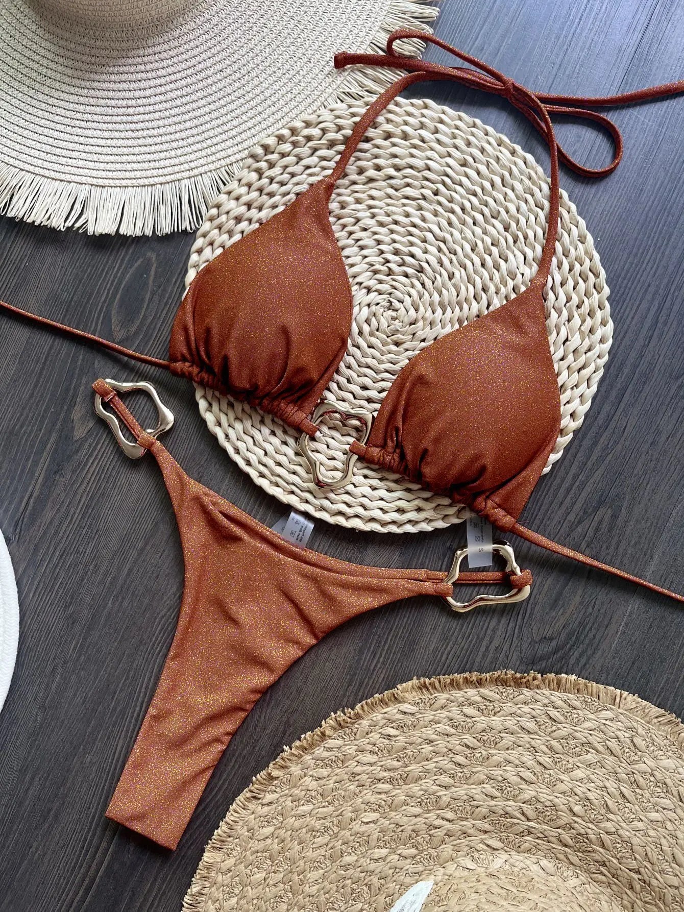 Halter Micro Bikini Set – Sexy Brazilian Beachwear