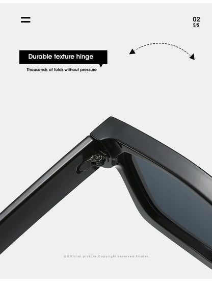 Retro Small Square Sunglasses – Vintage Designer UV400 Shades