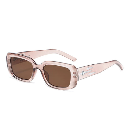 Retro Y2K Small Square Sunglasses – Fashion Cat Eye Mirror Shades