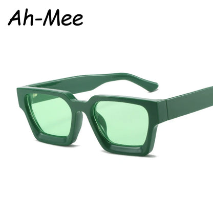 Retro Small Square Sunglasses – Vintage Designer UV400 Shades