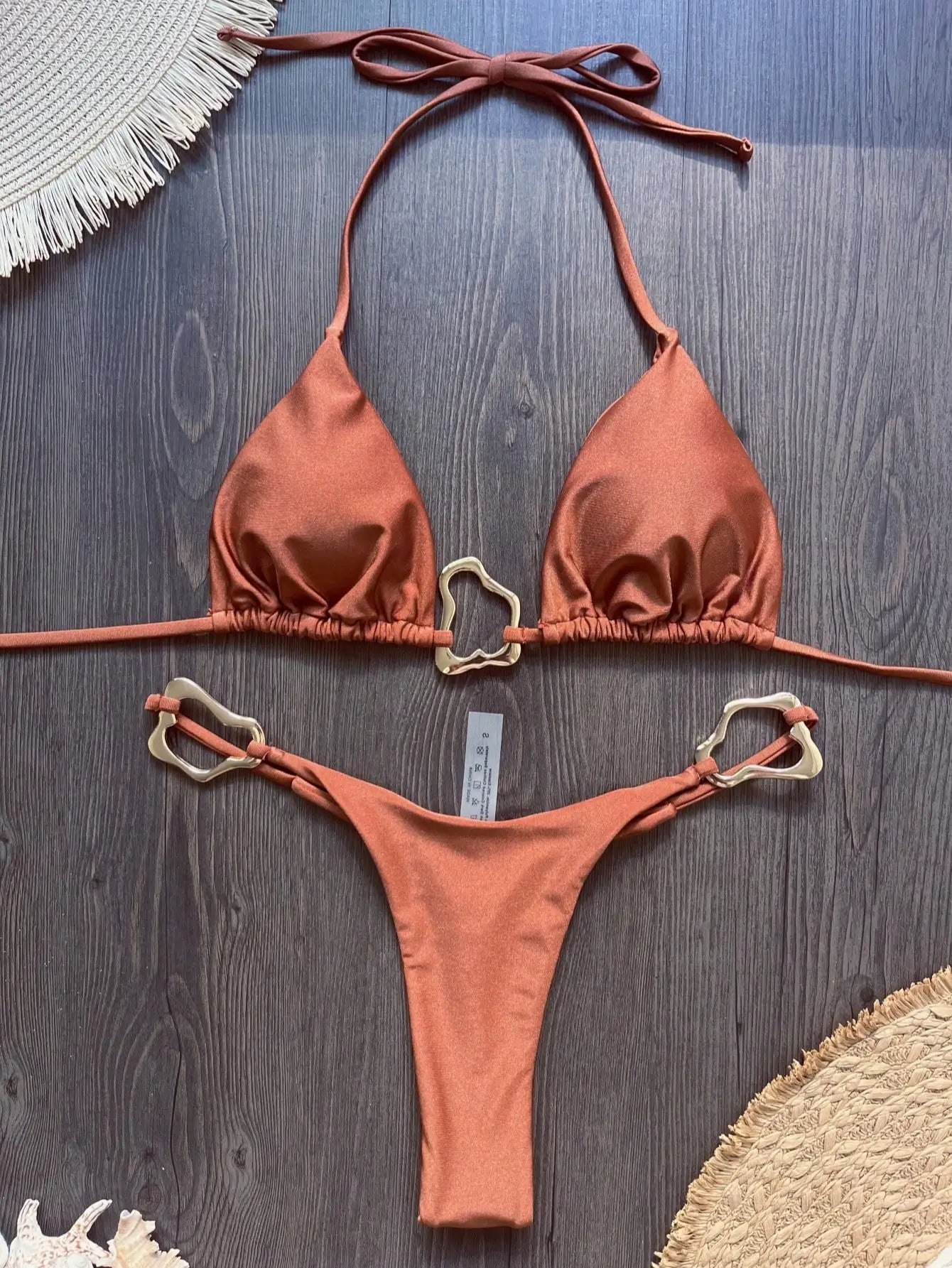 Halter Micro Bikini Set – Sexy Brazilian Beachwear