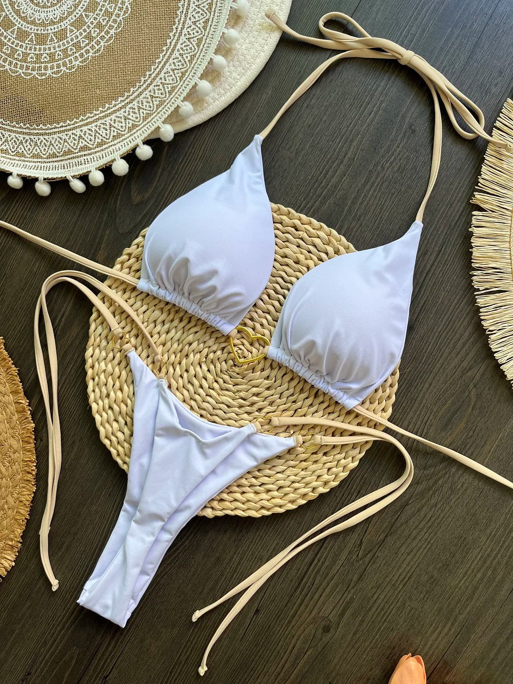 Sexy Print Brazilian Bikini Set – Women’s Thong Beach Swimwear