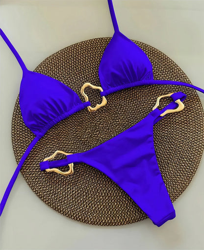 Halter Micro Bikini Set – Sexy Brazilian Beachwear