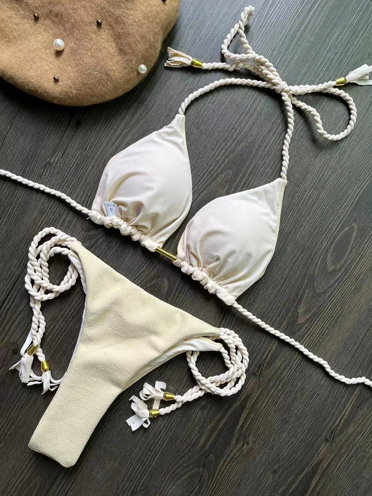 RUOTONGSEPT Sexy Bandage Bikini Set – Brazilian Triangle Two-Piece Swimwear ☀️
