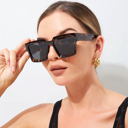 Retro Small Square Sunglasses – Vintage Designer UV400 Shades