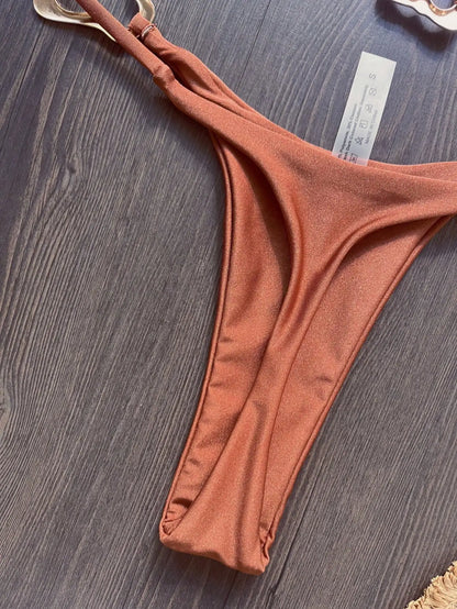 Halter Micro Bikini Set – Sexy Brazilian Beachwear