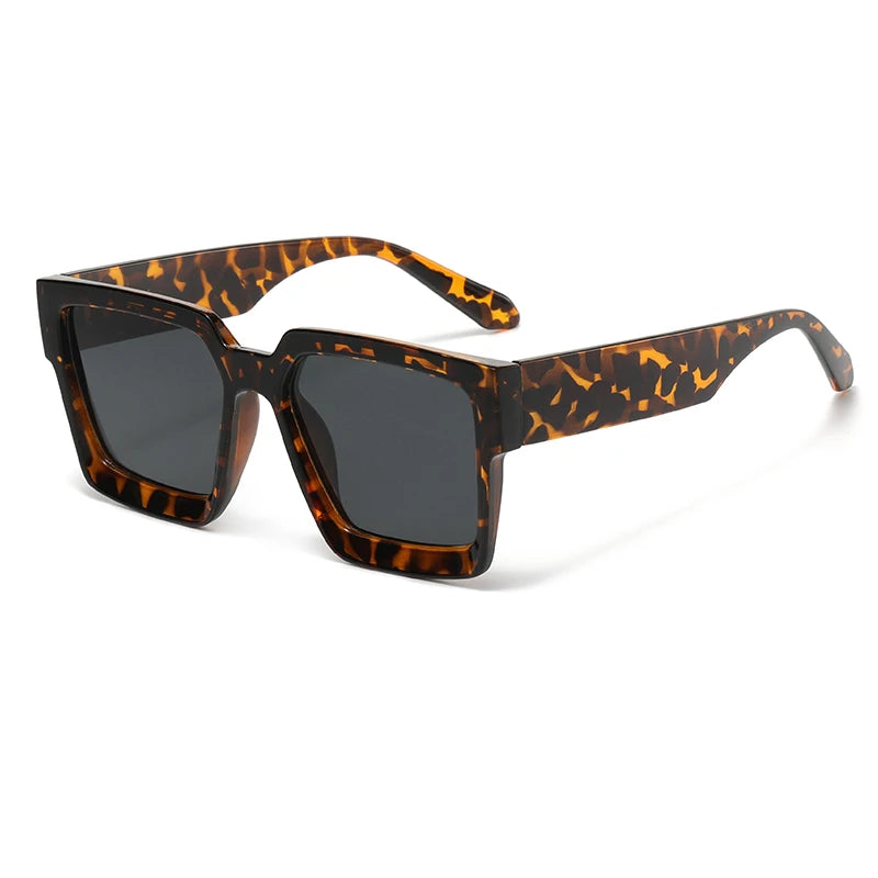 Retro Small Square Sunglasses – Vintage Designer UV400 Shades