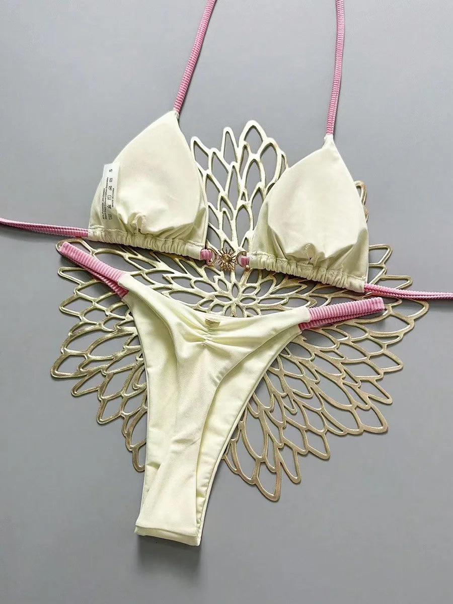 Micro Brazilian Bikini Push Up 2026 – Sexy Thong Swimsuit