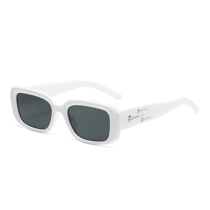 Retro Y2K Small Square Sunglasses – Fashion Cat Eye Mirror Shades