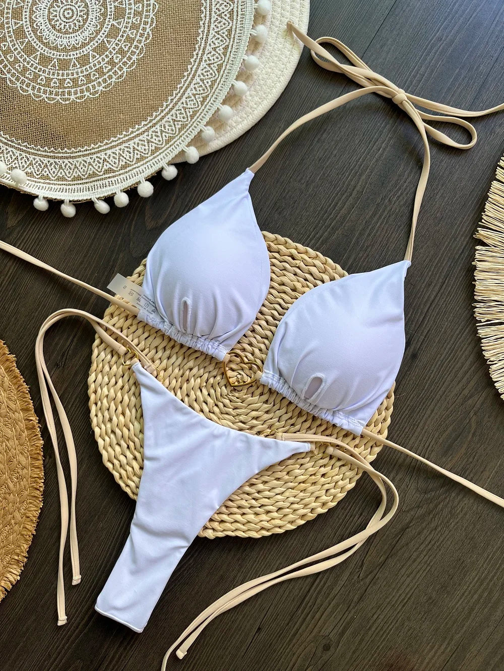 Sexy Print Brazilian Bikini Set – Women’s Thong Beach Swimwear