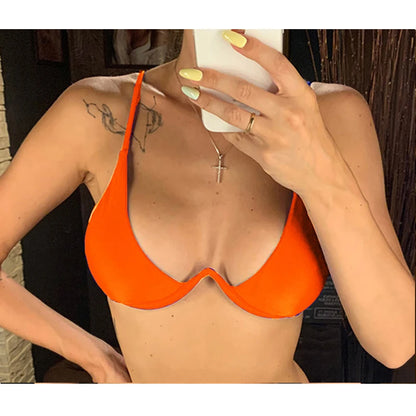 Summer Women Push Up Bikini Set Sexy Two Piece Swimsuit Beach Swimwear Bathing Suit