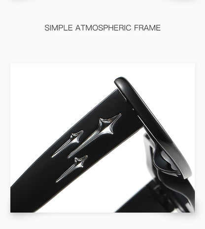 Retro Y2K Small Square Sunglasses – Fashion Cat Eye Mirror Shades