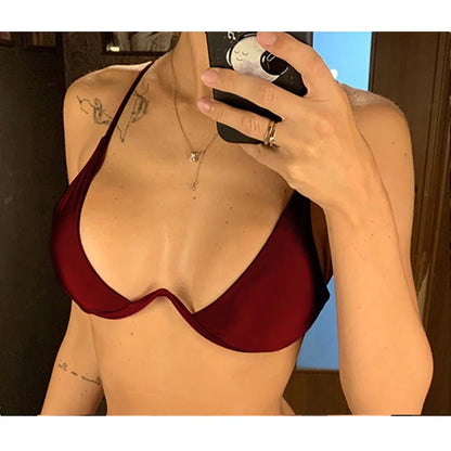 Summer Women Push Up Bikini Set Sexy Two Piece Swimsuit Beach Swimwear Bathing Suit