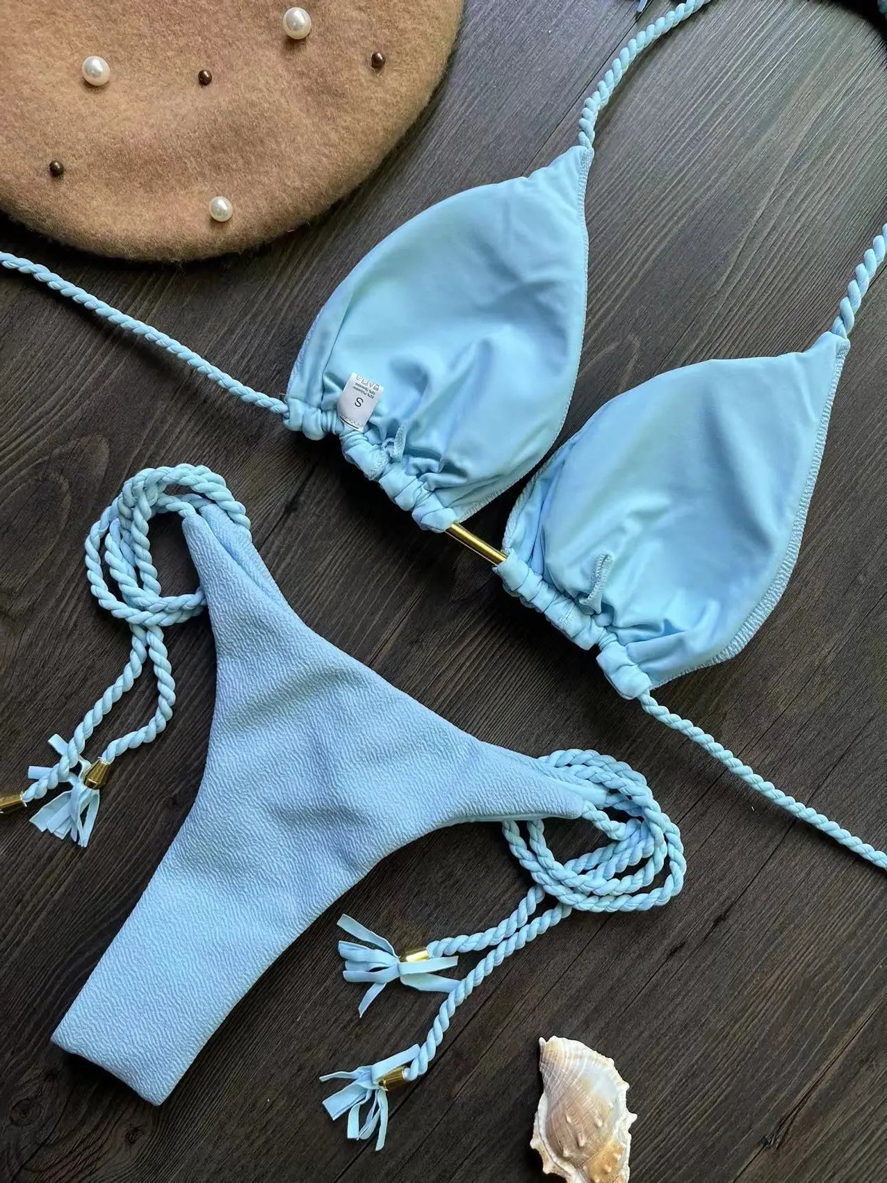 RUOTONGSEPT Sexy Bandage Bikini Set – Brazilian Triangle Two-Piece Swimwear ☀️