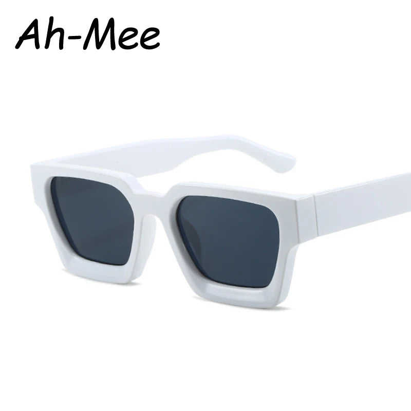 Retro Small Square Sunglasses – Vintage Designer UV400 Shades