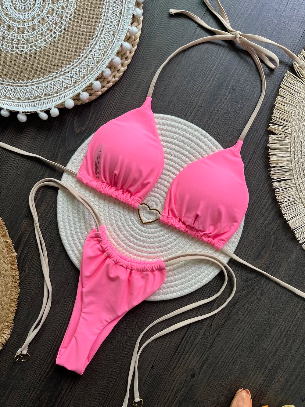 Sexy Print Brazilian Bikini Set – Women’s Thong Beach Swimwear