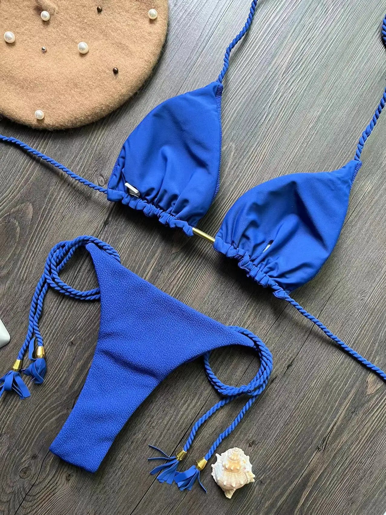 RUOTONGSEPT Sexy Bandage Bikini Set – Brazilian Triangle Two-Piece Swimwear ☀️
