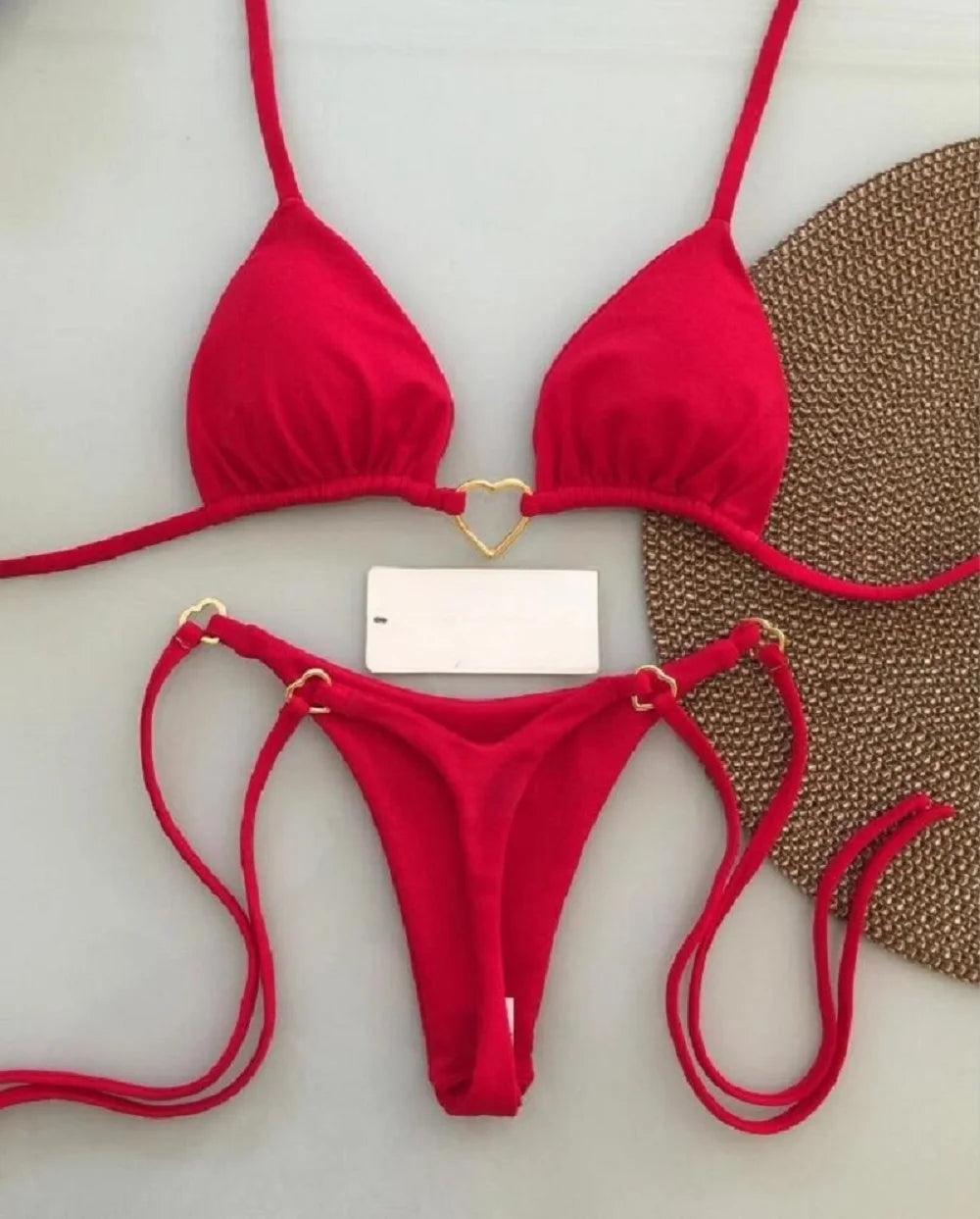 Sexy Print Brazilian Bikini Set – Women’s Thong Beach Swimwear