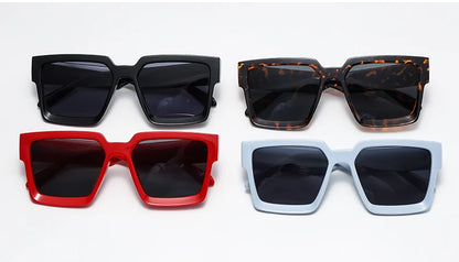 Retro Small Square Sunglasses – Vintage Designer UV400 Shades