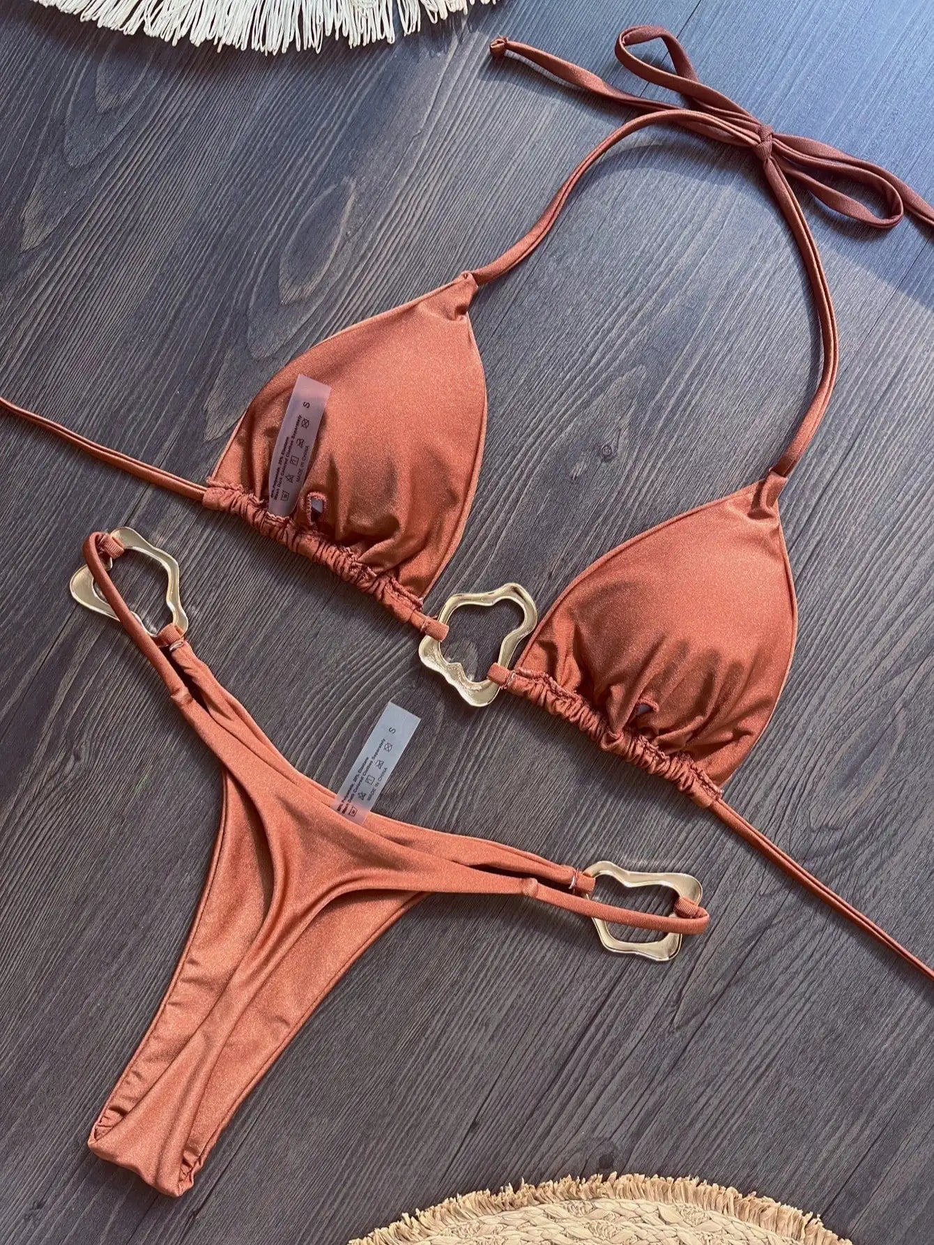 Halter Micro Bikini Set – Sexy Brazilian Beachwear