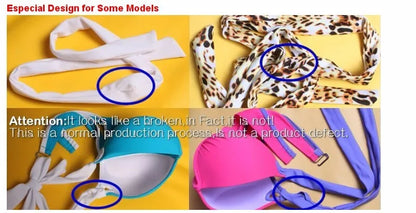 Sexy Push Up Micro Bikini Set – Women’s Brazilian Low Waist Patchwork Swimwear