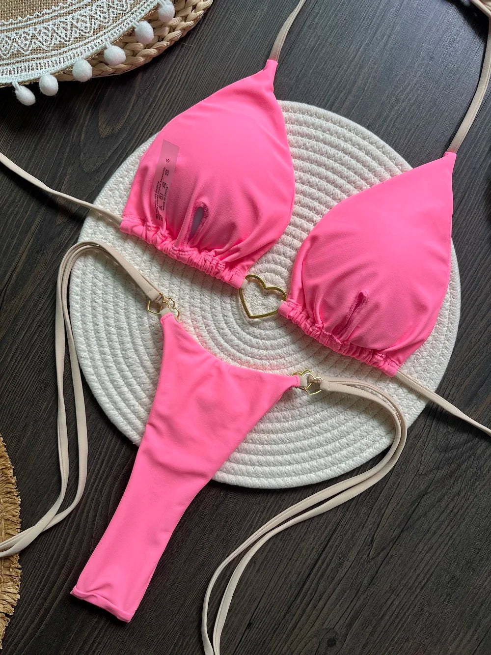 Sexy Print Brazilian Bikini Set – Women’s Thong Beach Swimwear