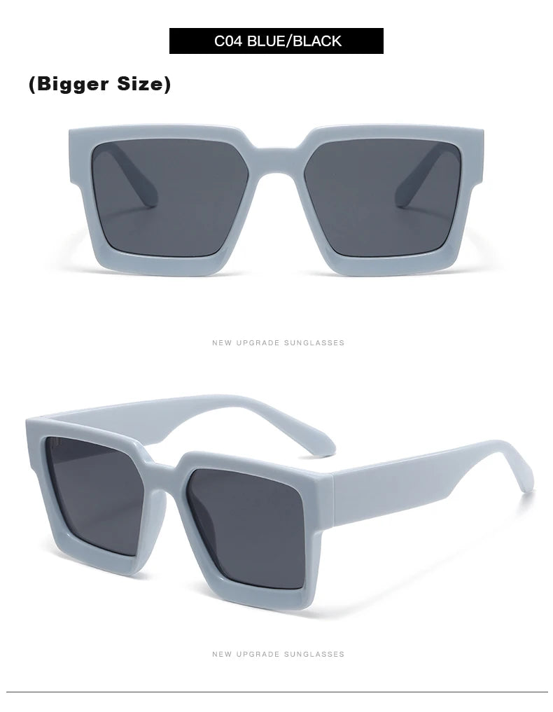 Retro Small Square Sunglasses – Vintage Designer UV400 Shades