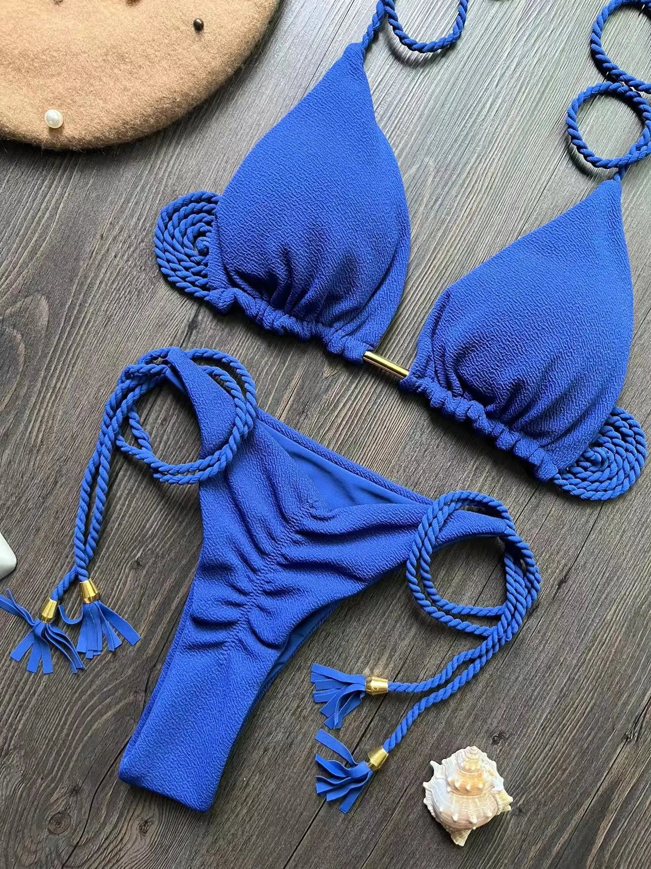 RUOTONGSEPT Sexy Bandage Bikini Set – Brazilian Triangle Two-Piece Swimwear ☀️